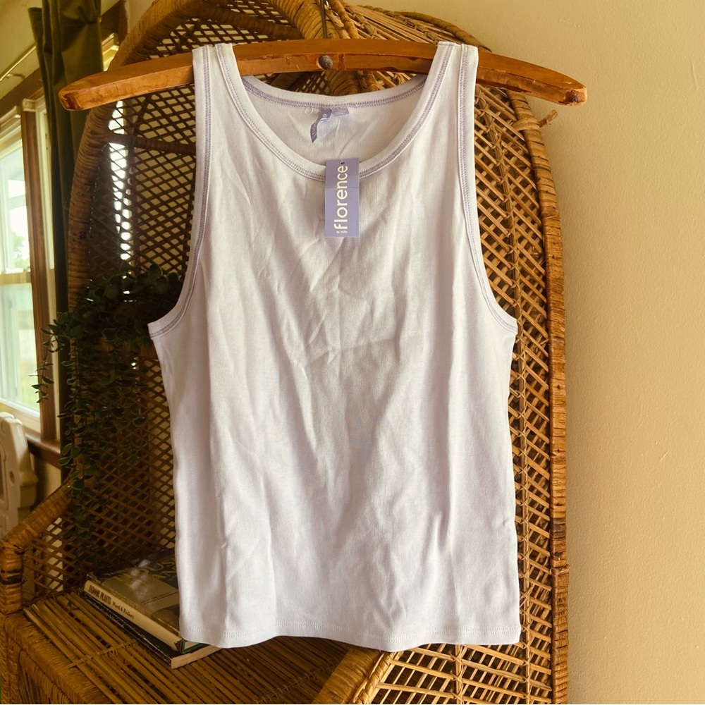 NWT Florence By Mills Ribbed Racerback Tank